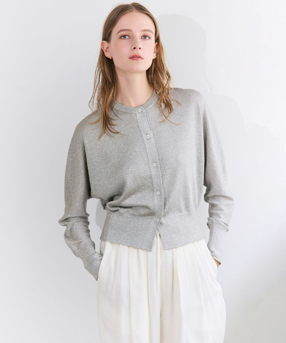 BEIGE， SMITHONITE / リュクスグリッター ドルマンカーディガン 