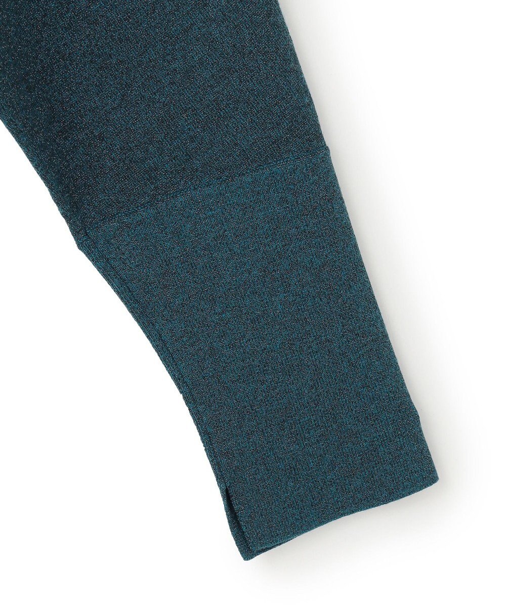 23区 L 【洗える/吊り干しOK】ヴィスコースストレッチ ドルマンスリーブ ラメ ニット 