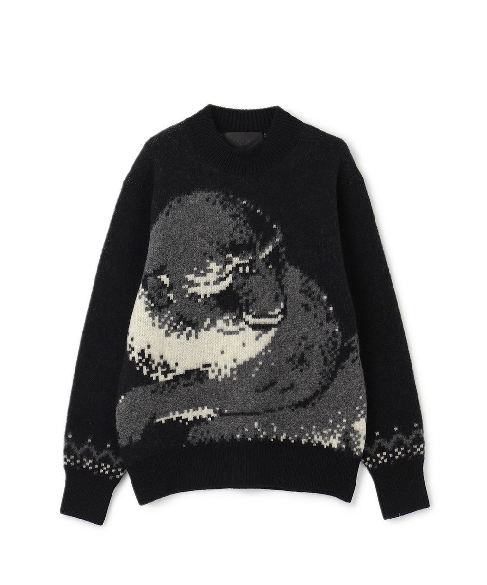 JOSEPH HOMME 【HIGH GRADE LINE】モンキージャガード　モックネックニット 