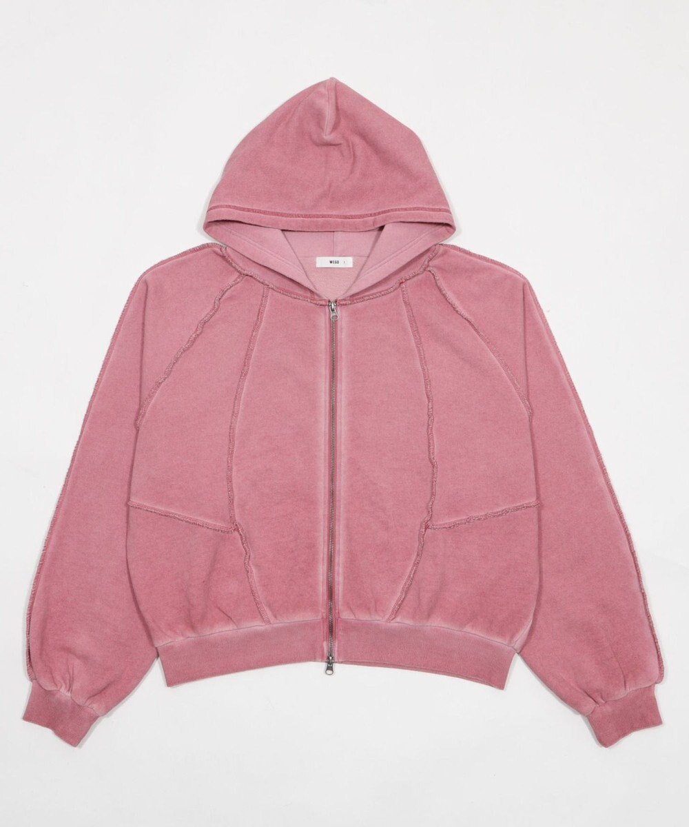 WEGO 【ユニセックス着用ITEM/MLサイズ展開】スウィッチングZIPパーカー 