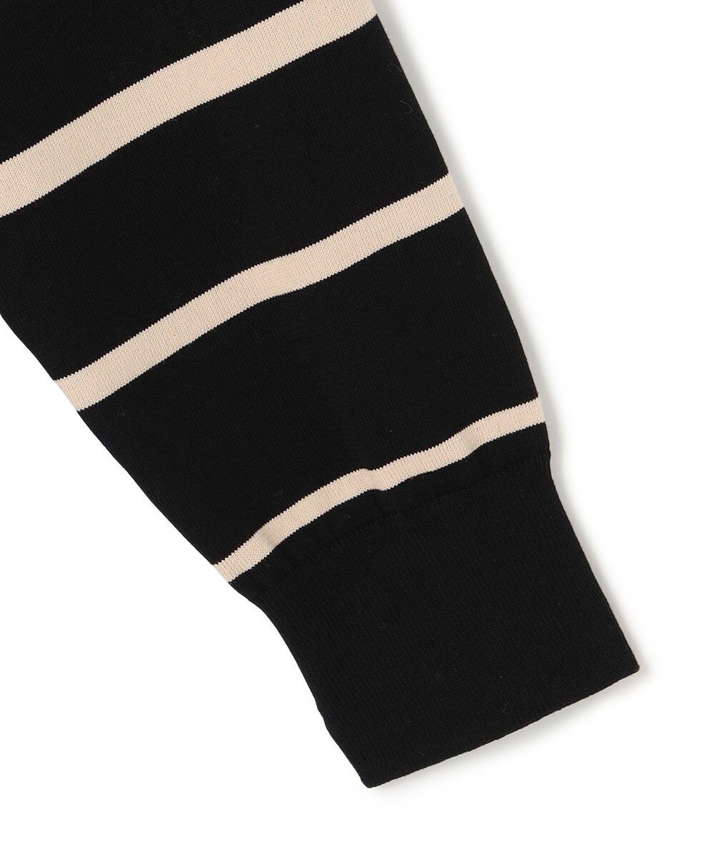 23区 【洗える】プレミアムビオコットン ボーダー ワイド ニット 