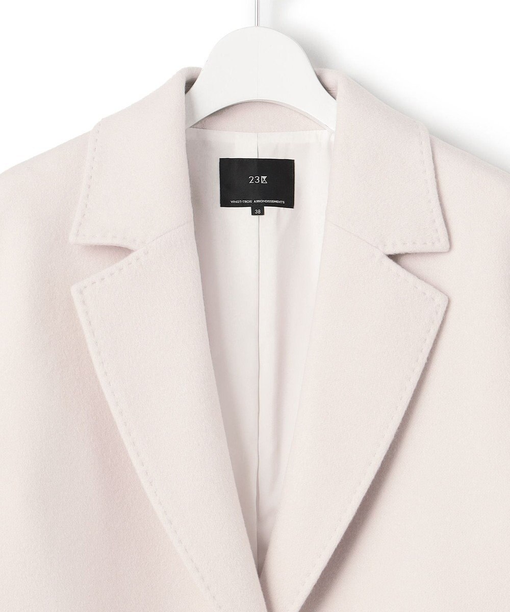 23区 【滝沢眞規子さん着用】ウールカシミヤビーバー チェスター コート 