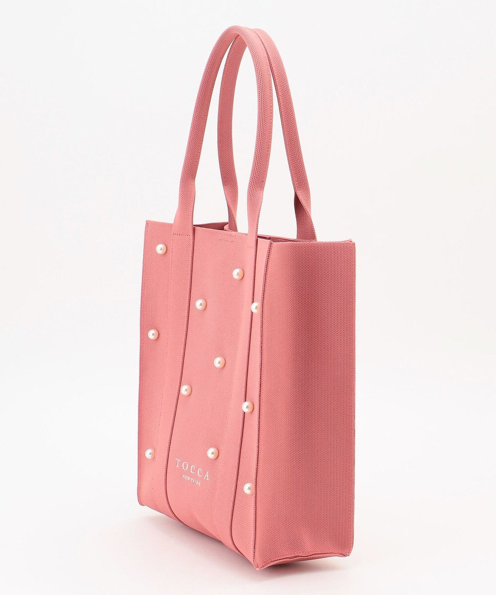 TOCCA 【大人百花掲載】【A4サイズ対応】RHYTHM OF PEARL KNITBAG ニットバッグ 