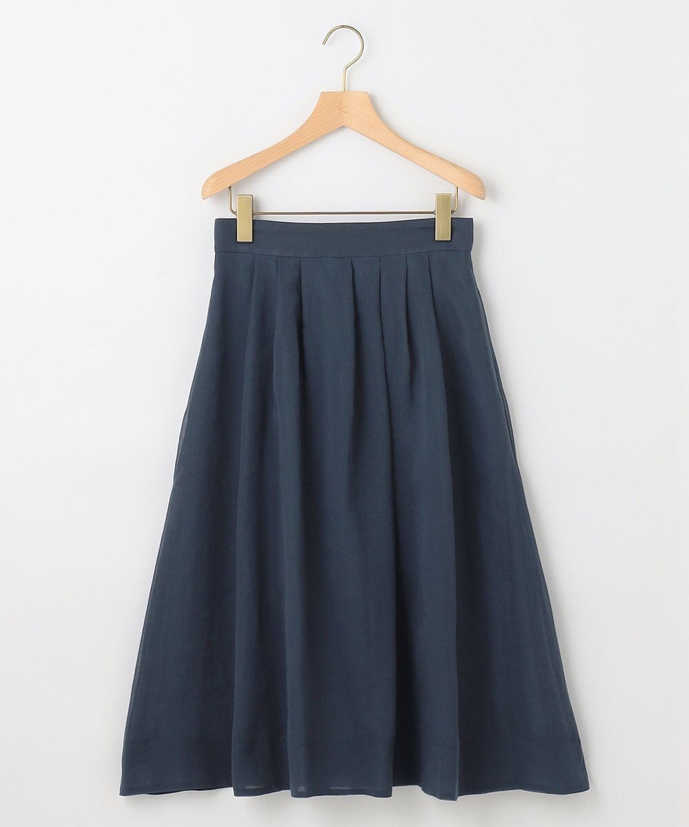 組曲 S 【WEB限定】シアーボイルタックフレア スカート 