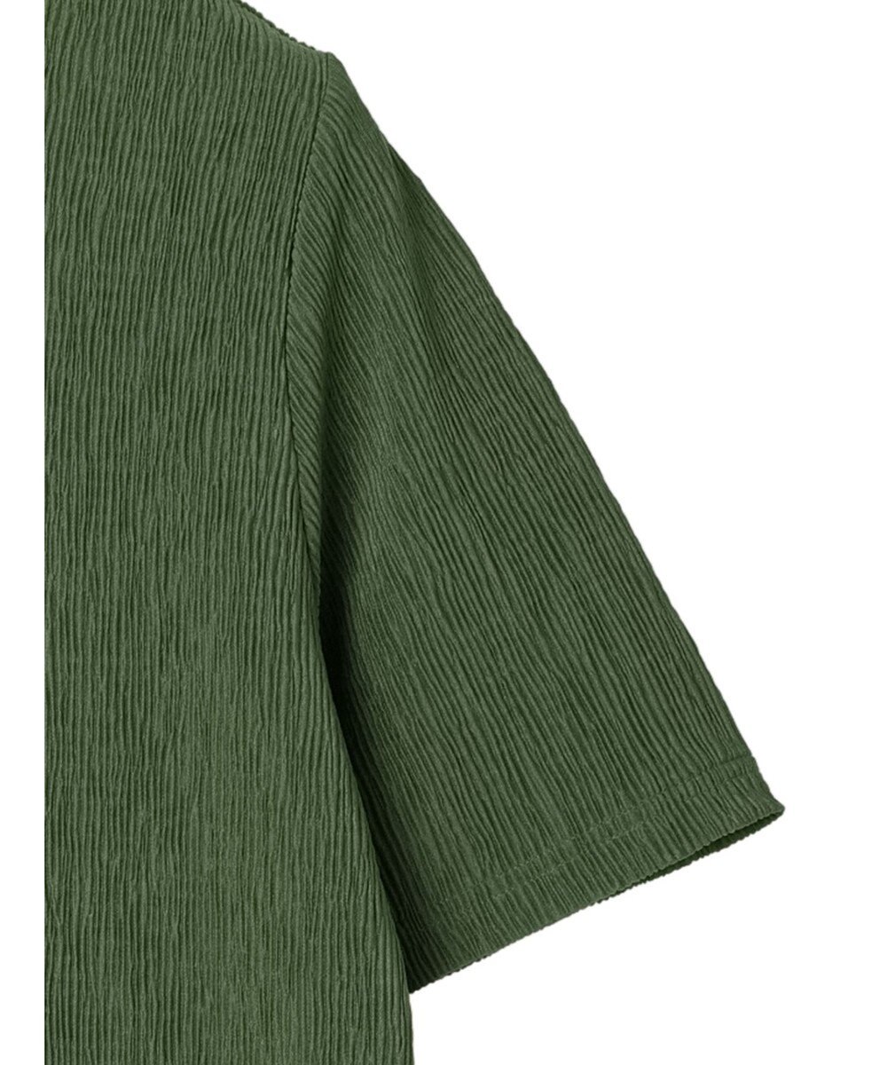 Green Parks BEST PRICE  ５分袖プリーツ加工プルオーバー 