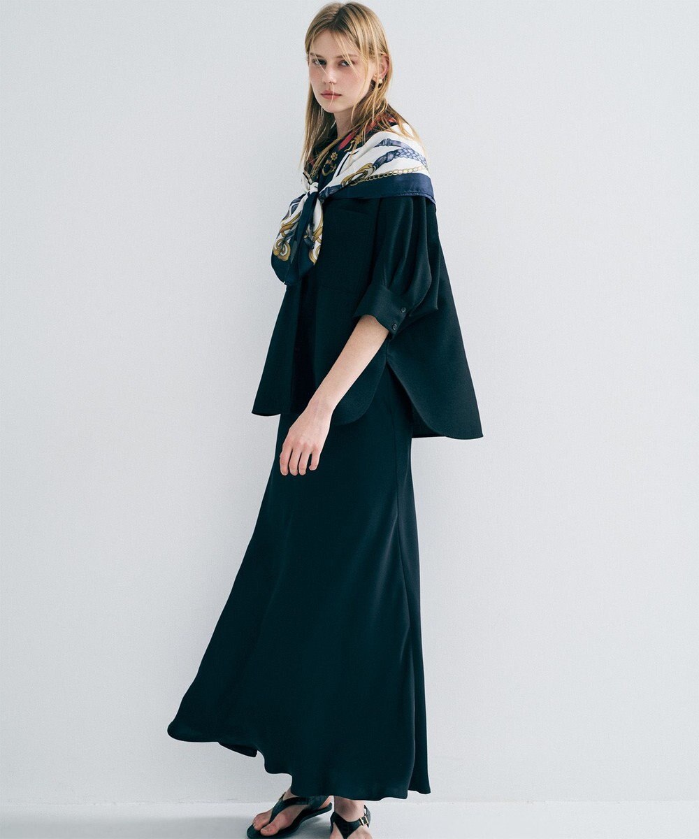 uncrave ライトダブルサテン バイアススカート 