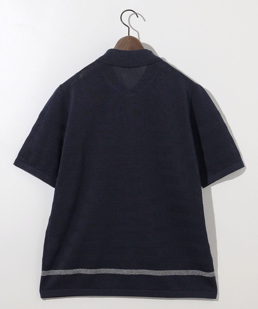 JOSEPH ABBOUD 【エコ素材/軽量/通気性/速乾性】ペーパーヤーンニット ポロ 