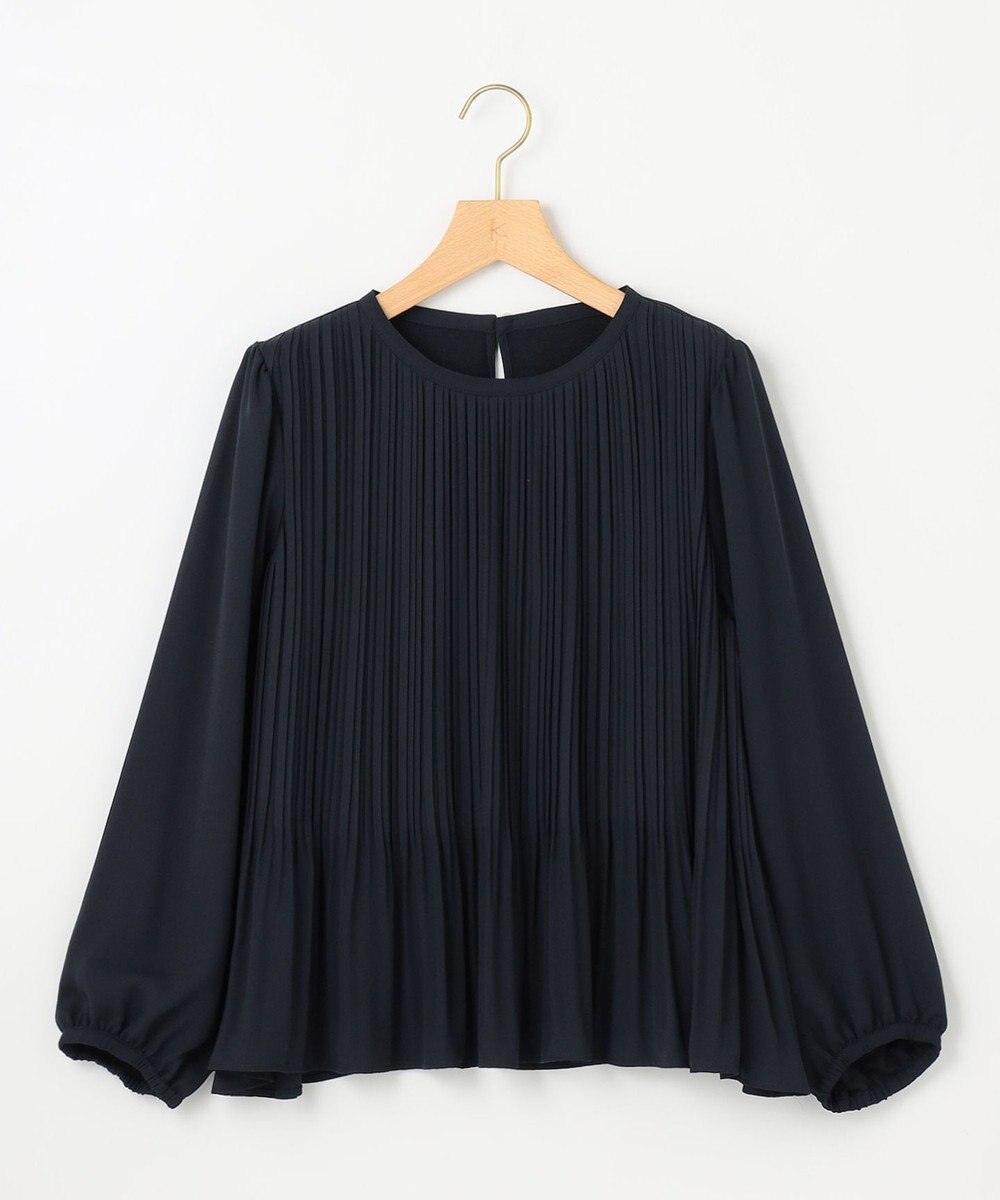 組曲 【WEB限定】ジョーゼットシフォンプリーツ ブラウス 