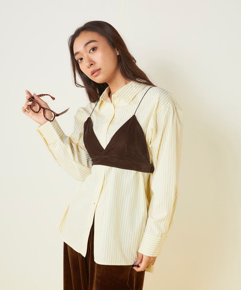 OP／FILA 【ocean pacific】デイリーオーバーサイズシャツ/UVカット 