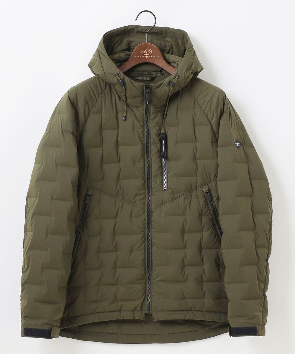 JOSEPH ABBOUD MOUNTAIN 【ストレッチ/軽量/パッカブル/ライナードッキング対応】2WAYストレッチダウンパーカー 