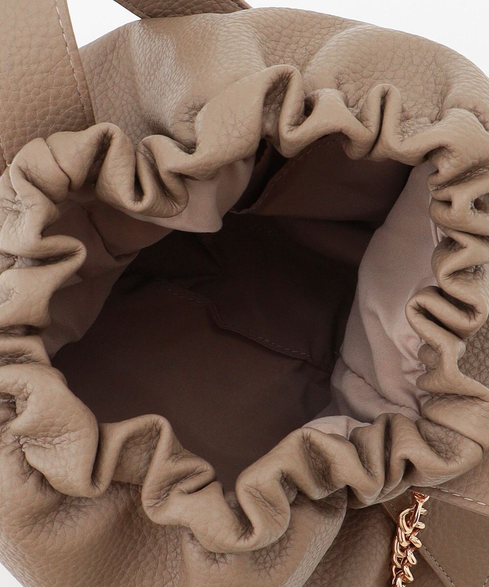 組曲 ギャザーワンショルダーハンドバッグ 