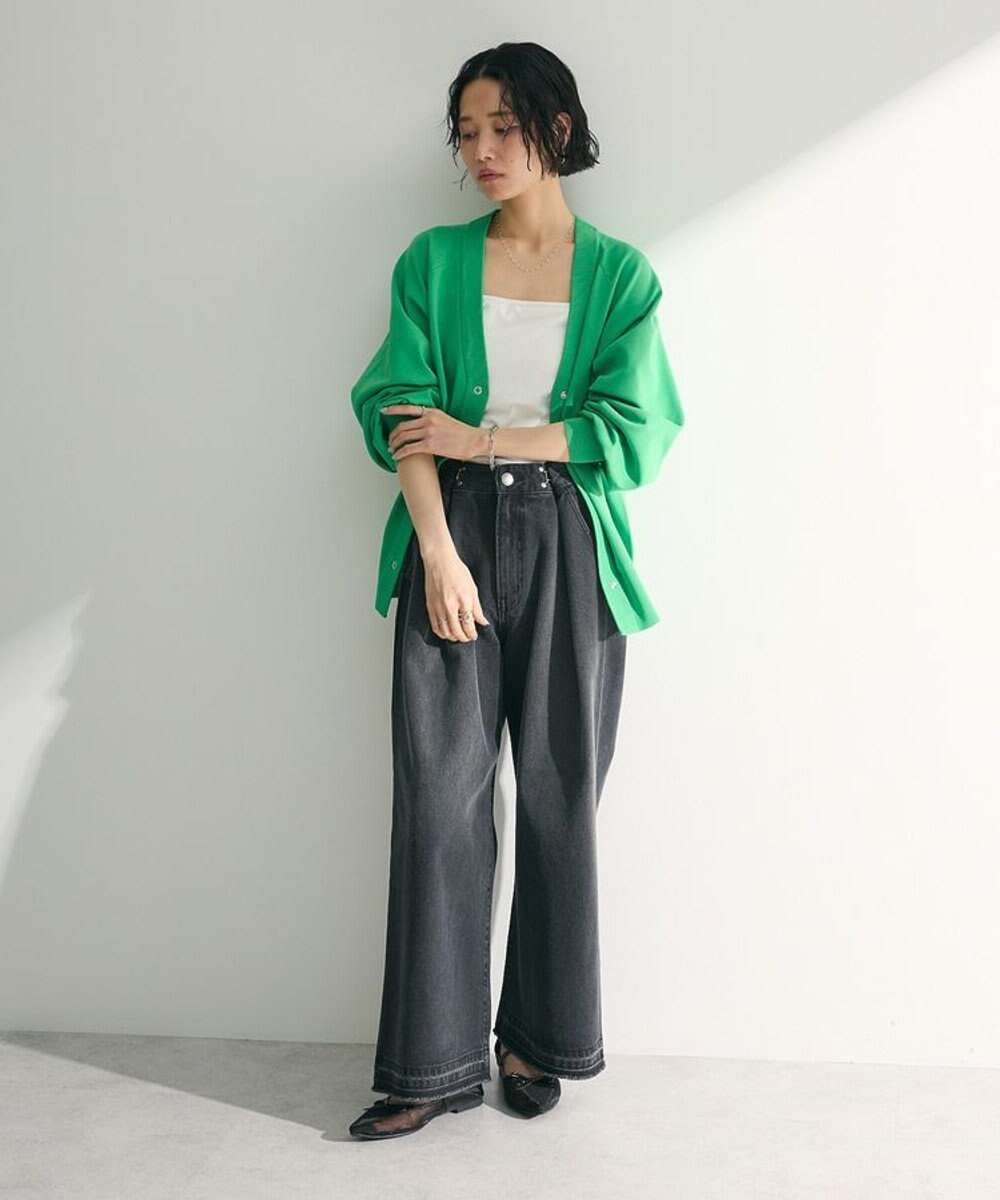 Green Parks スポンディッシュＶネックカーディガン 