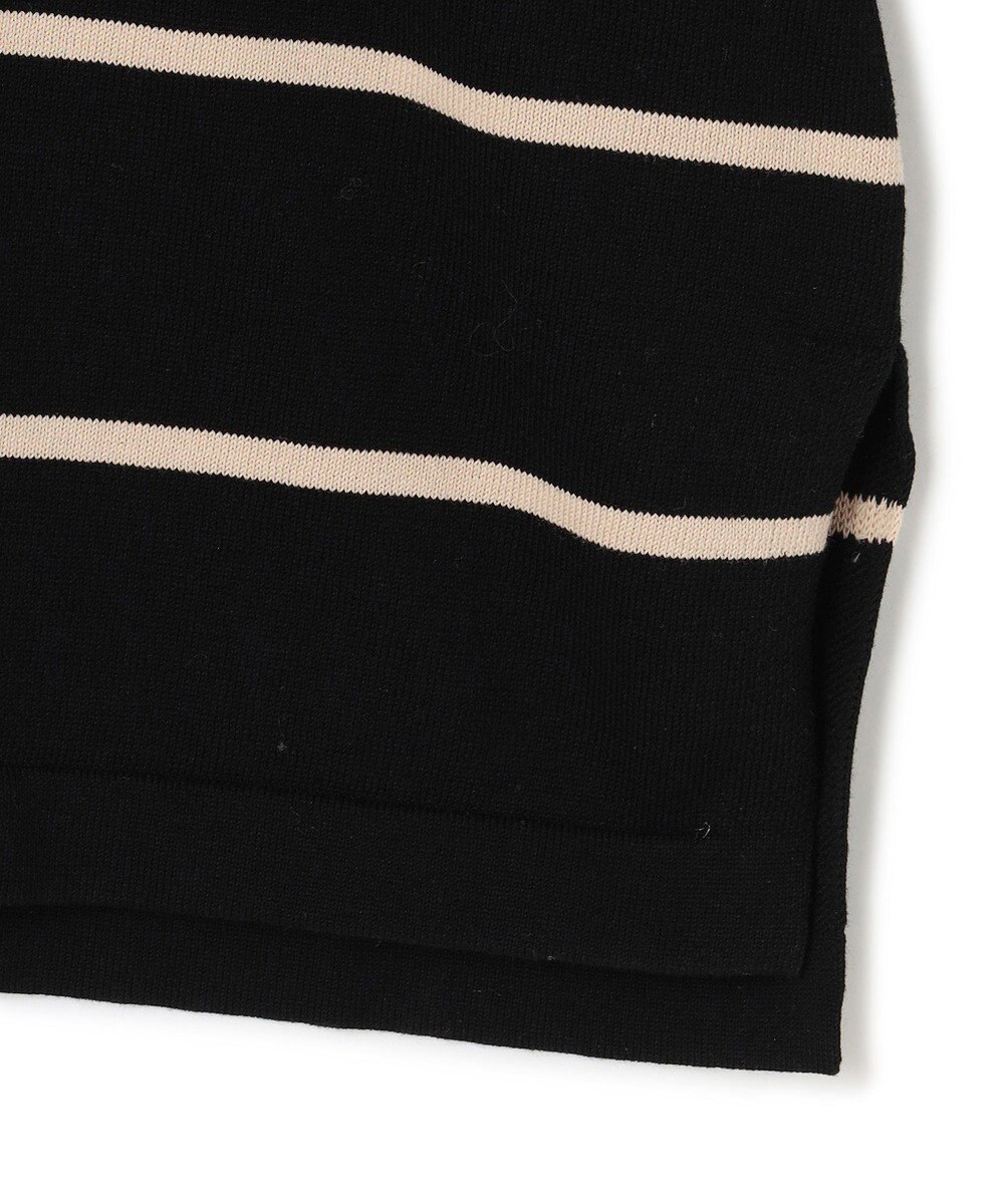 23区 【洗える】プレミアムビオコットン ボーダー ワイド ニット 