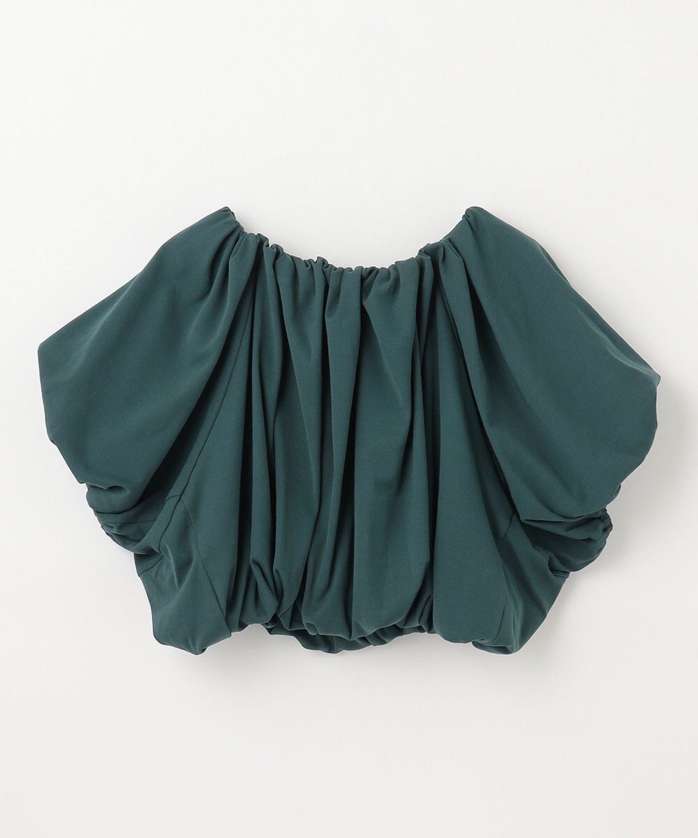 NAVE 【Nave 　洗える・接触冷感】クロップドジャージーブラウス 