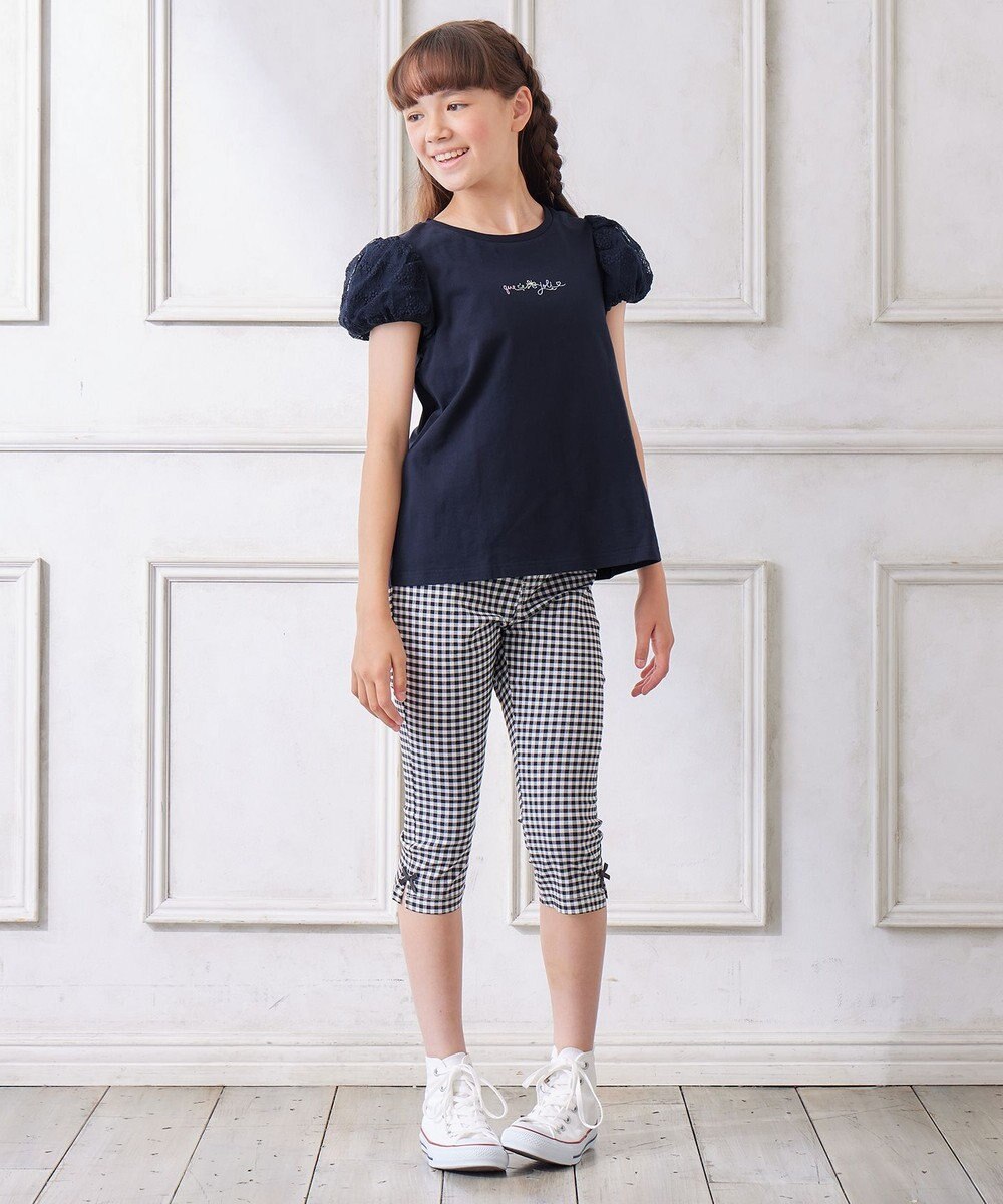 ANY KIDS 袖 チュール Ｔシャツ 