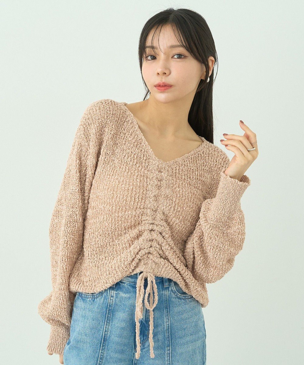 earth music&ecology ドロストニットプルオーバー 