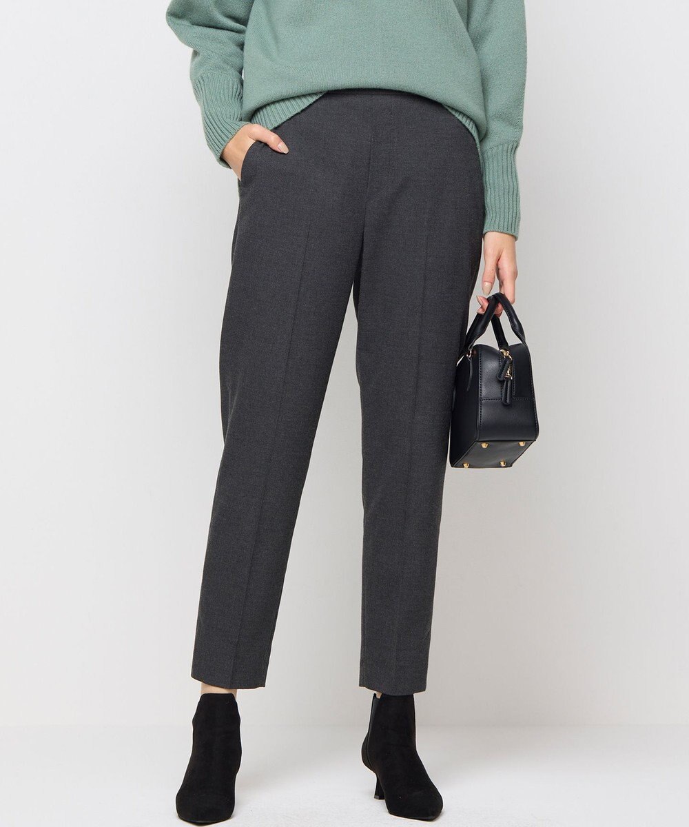 組曲 【WEB限定カラーあり】ウールライクストレッチ イージーパンツ 