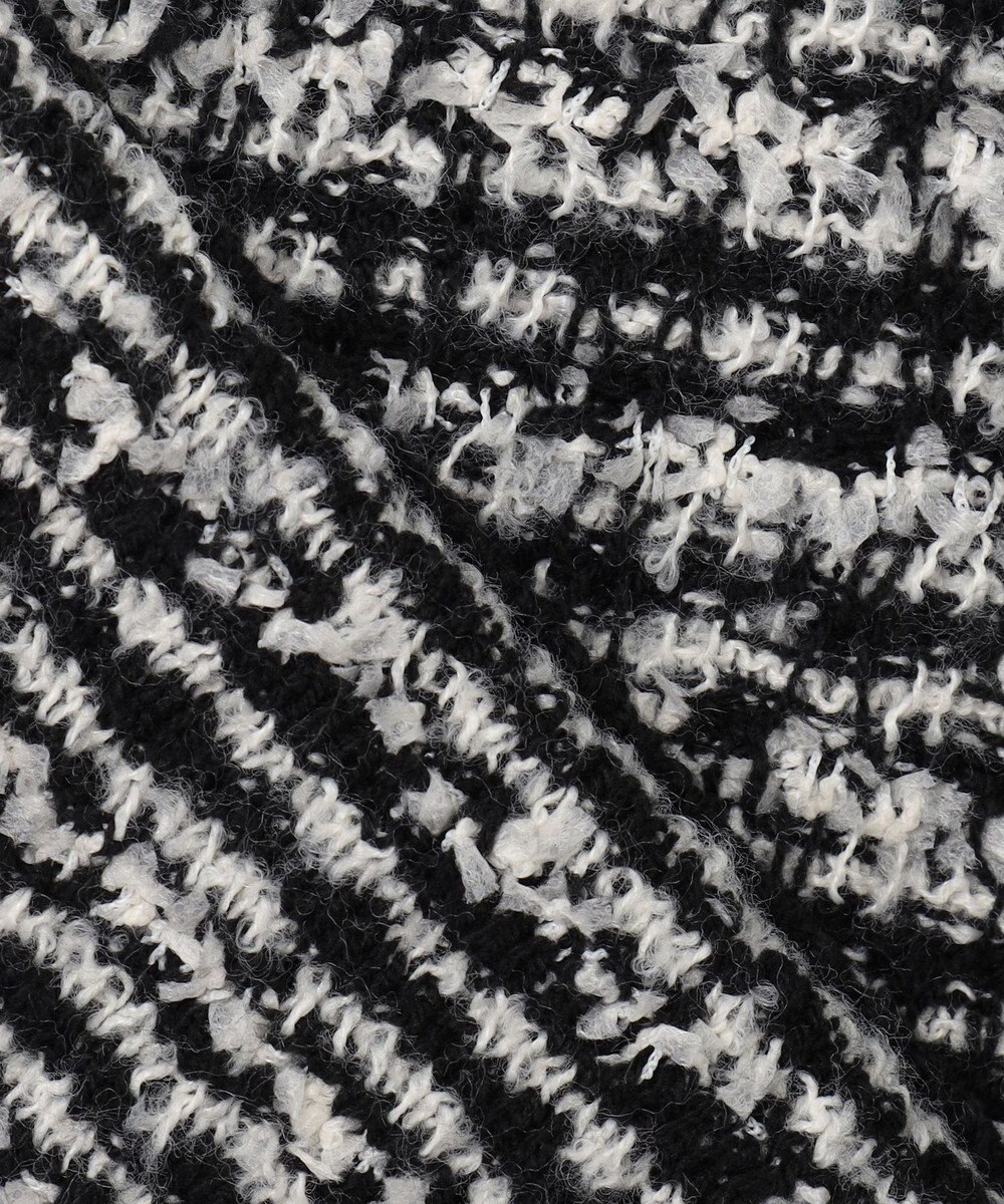 ANY L 【洗濯機可】ツイードニットジャケット 