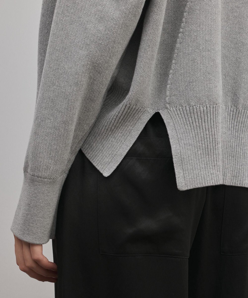 GRACE CONTINENTAL レースカラーニットトップ 