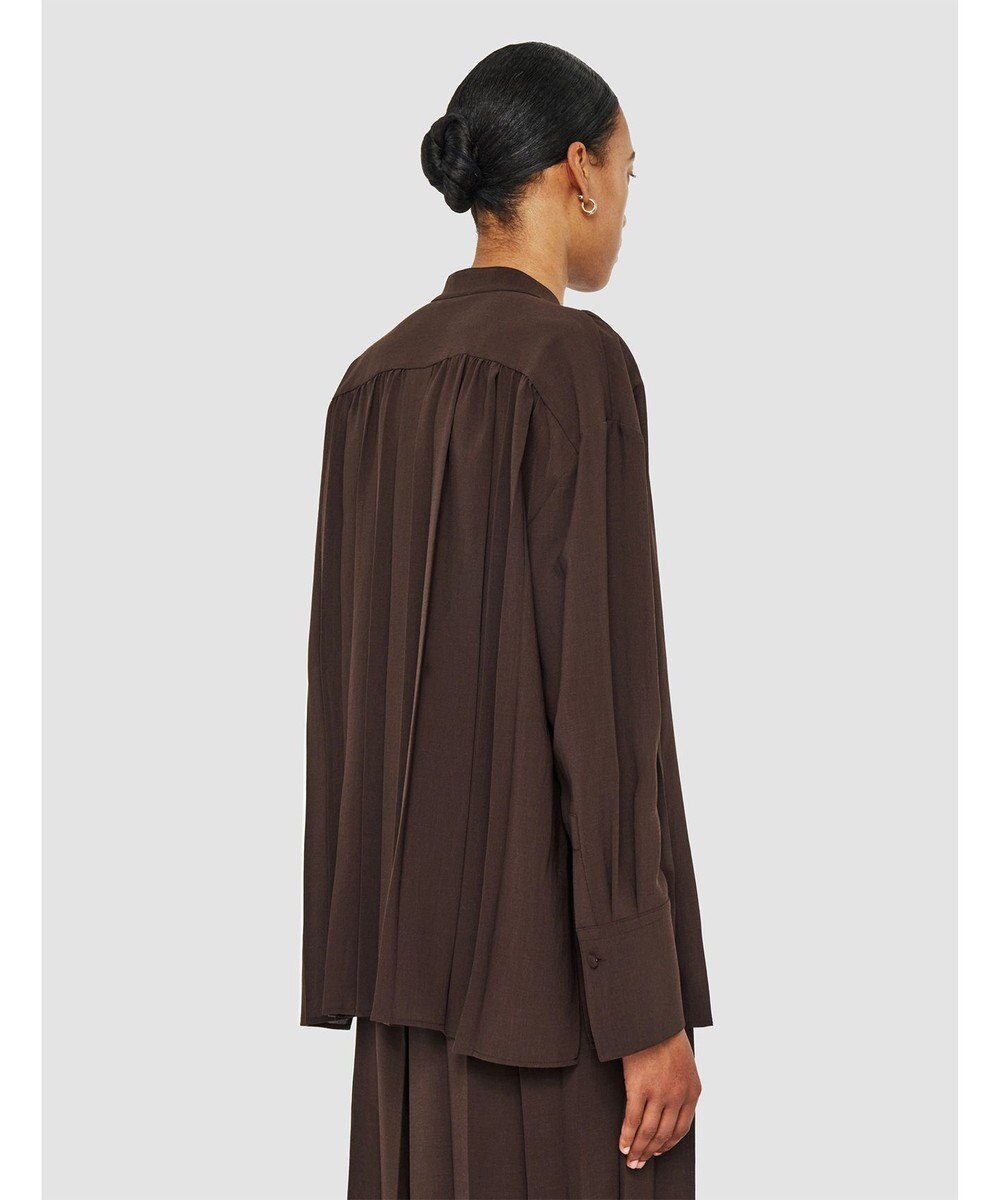 JOSEPH エアリープリッセ　ロングスリーブブラウス 