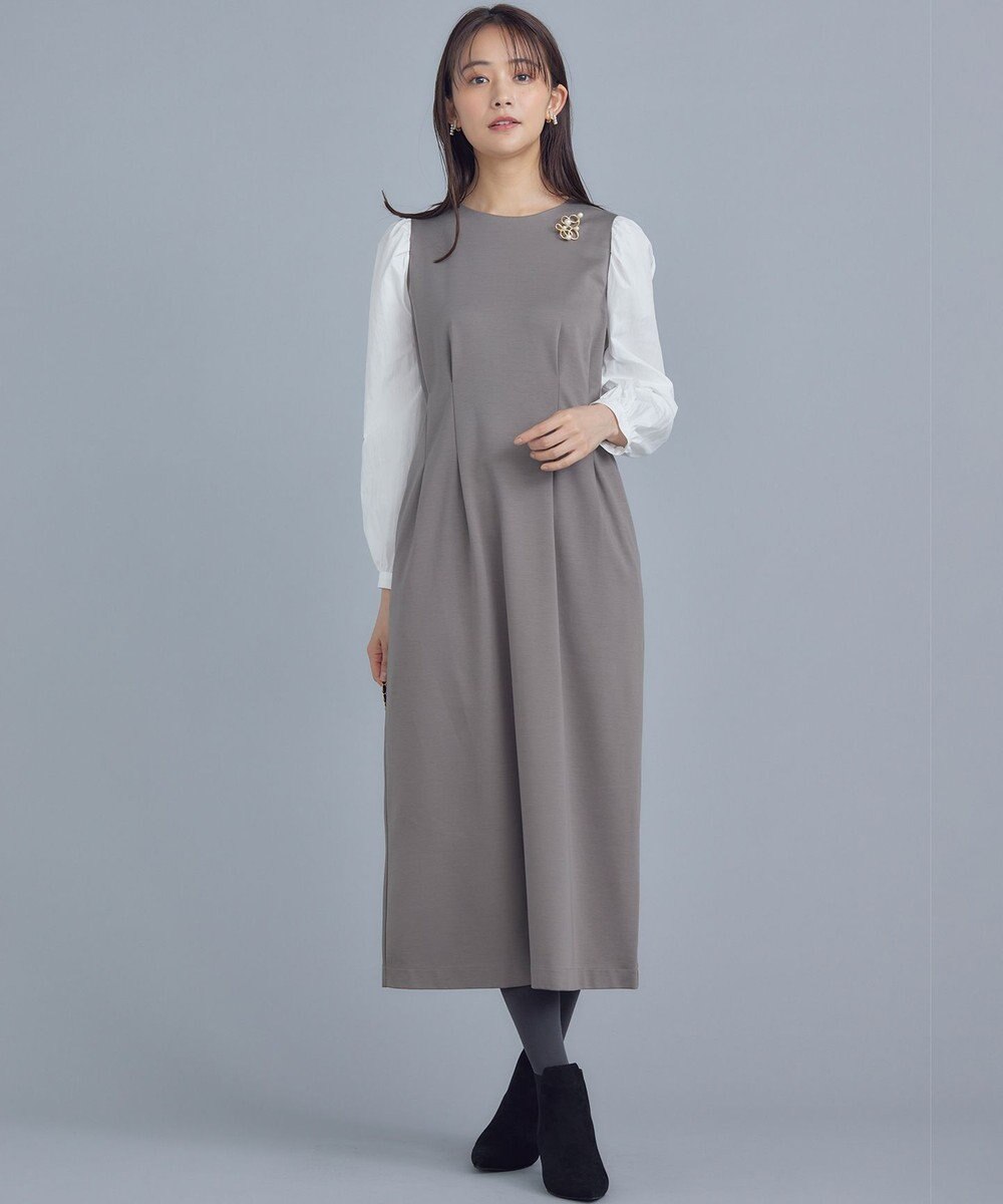 組曲 S シャツスリーブポンチ ワンピース 