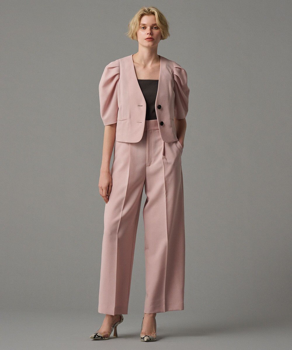 uncrave 【佐藤晴美さん着用】ウォッシャブルドライサップ ワイドパンツ(サスペンダー付き) 