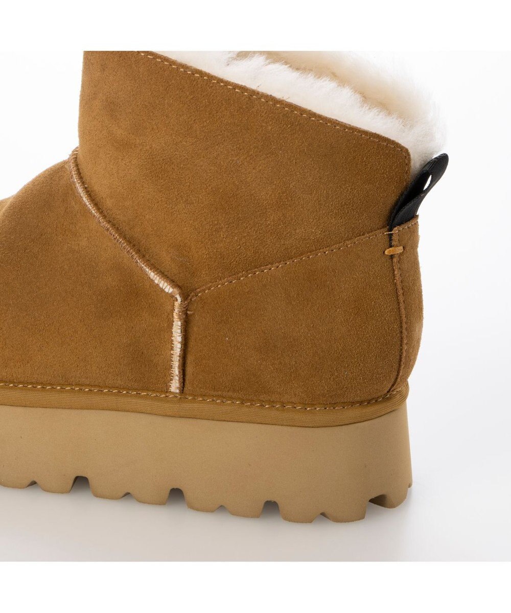 MODE ET JACOMO <carino>本革ムートンショートブーツ 