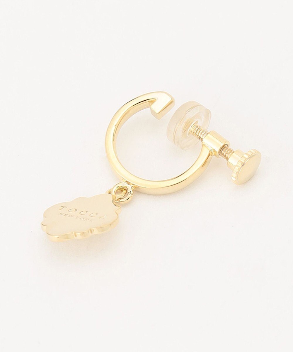 TOCCA LOGO CLOVER HOOP EARRINGS イヤリング 