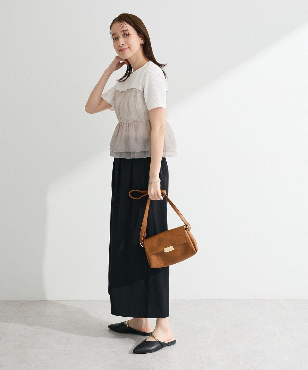 Green Parks オーガンジービスチェドッキング半袖プルオーハ 