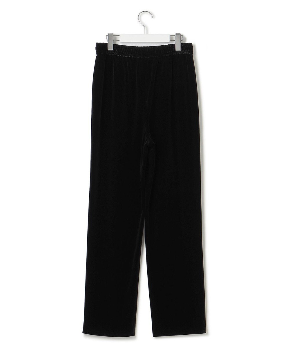 23区 【洗える】ベロアスムース ドロスト パンツ 