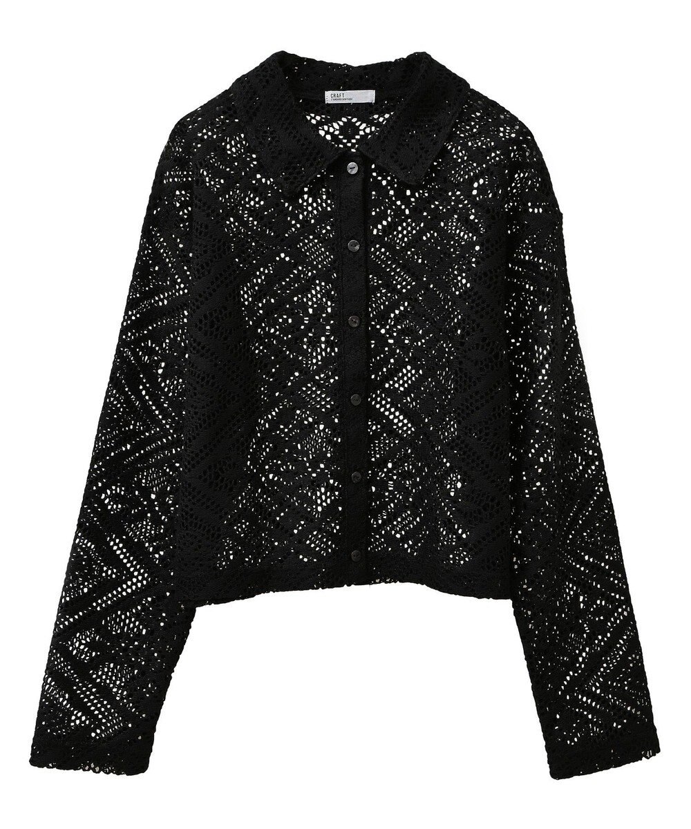 CRAFT STANDARD BOUTIQUE クロシェレースカーディガン 