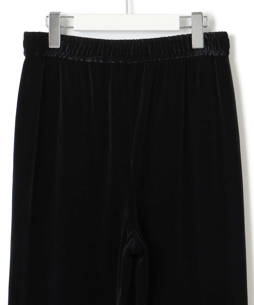 23区 【洗える】ベロアスムース ドロスト パンツ 