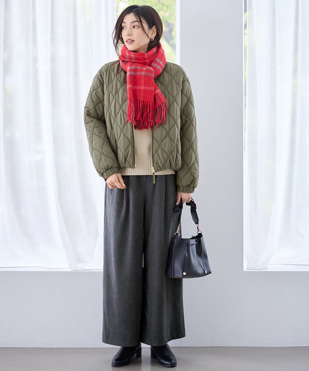 ANY L コーデュロイタックバギーパンツ 