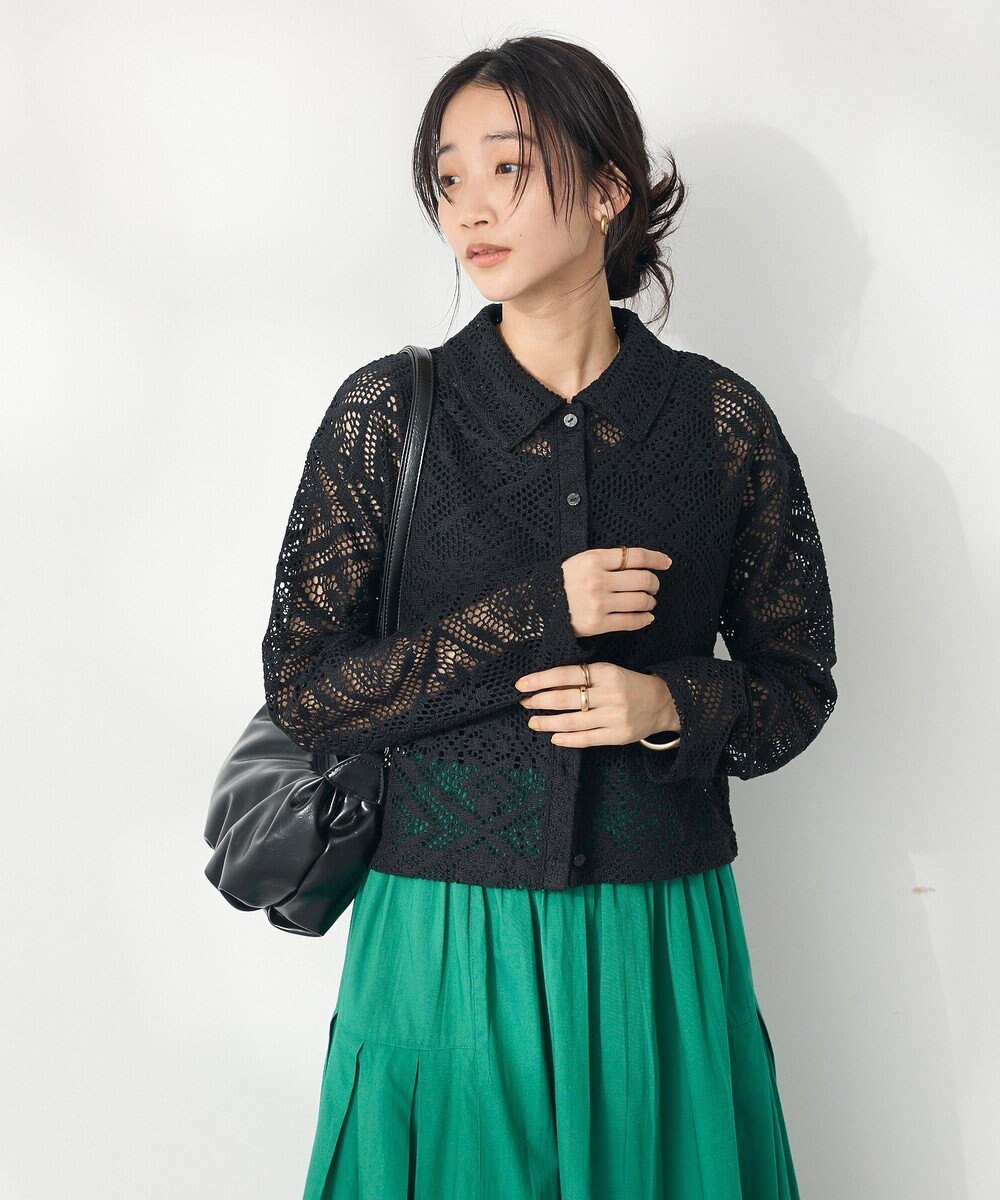 CRAFT STANDARD BOUTIQUE クロシェレースカーディガン 