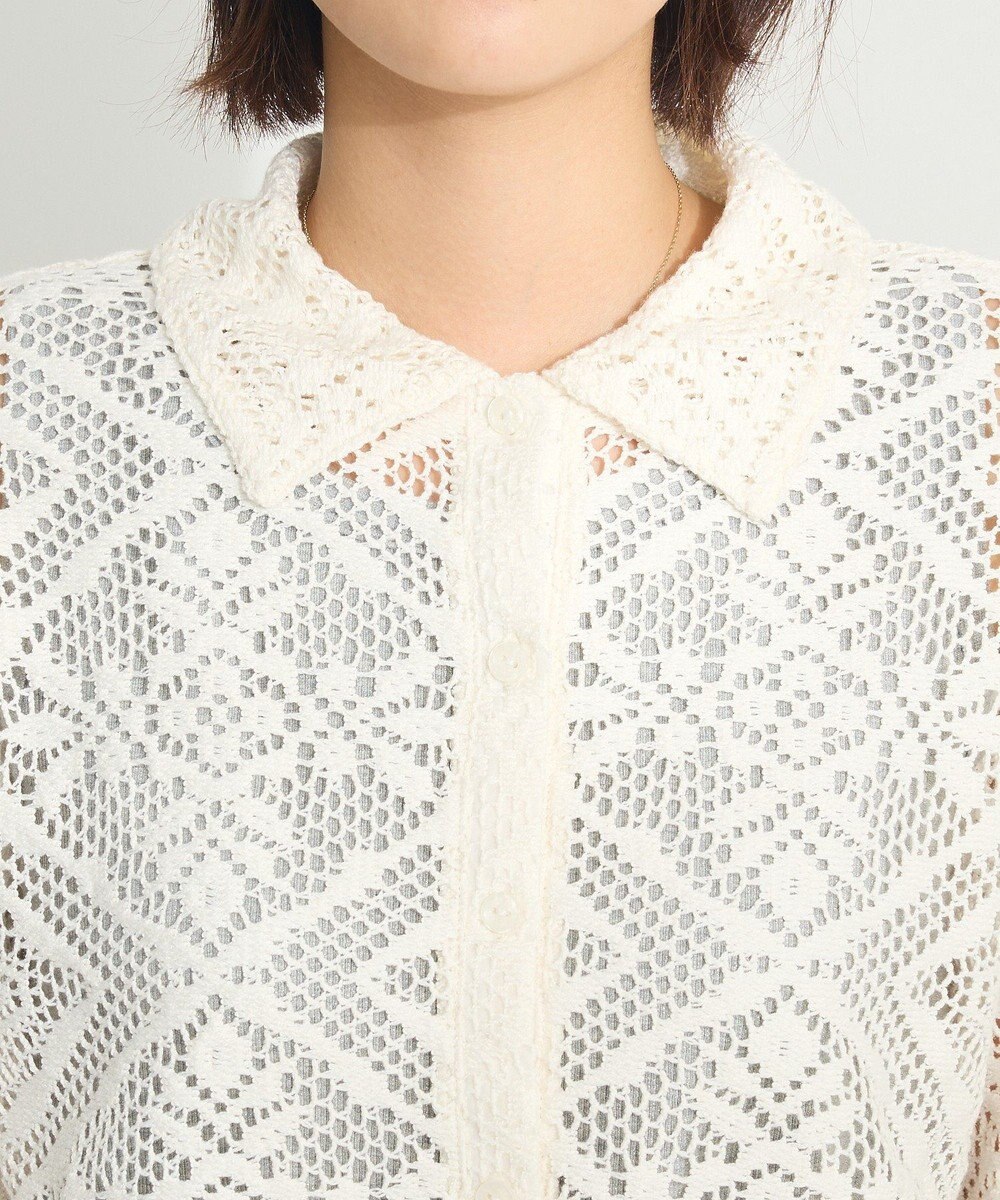 CRAFT STANDARD BOUTIQUE クロシェレースカーディガン 