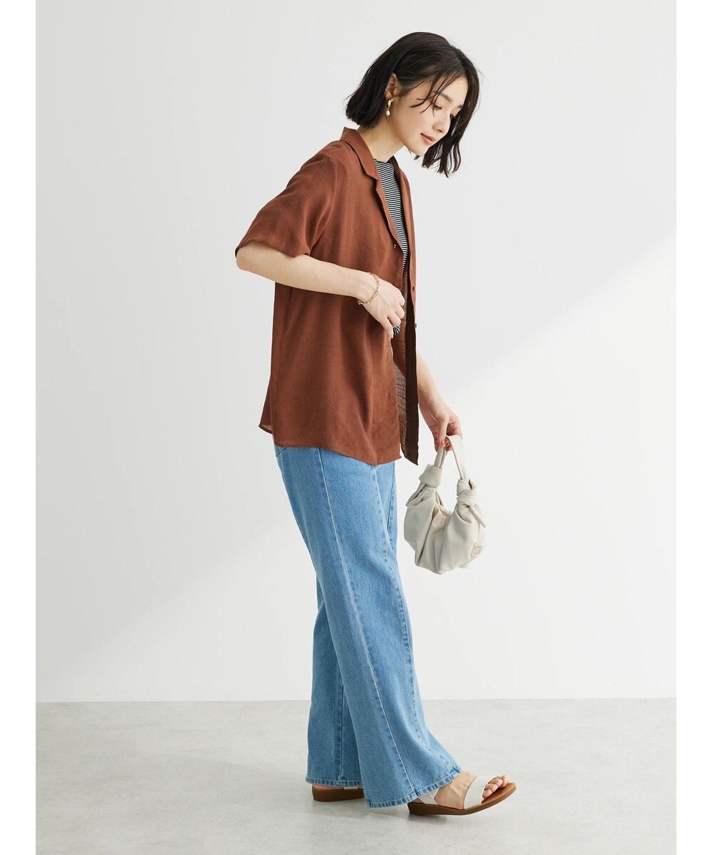 Green Parks ゆったり開襟シャツ 