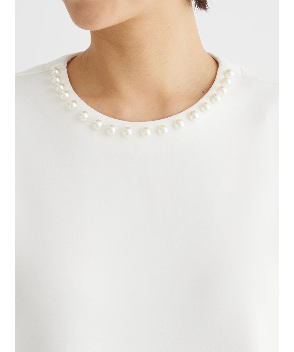 Green Parks パール付ポンチカットプルオーバー 