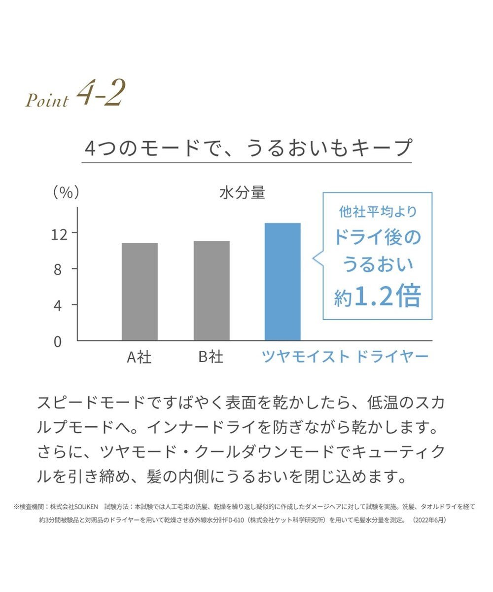 YAMATO テーブル＆キッチン 【フェスティノ】ツヤモイストドライヤー  ホワイト  SMHB-029-WH 