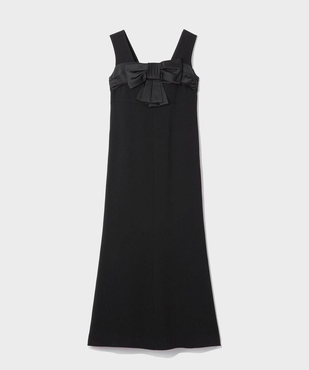 GRACE CONTINENTAL サテンリボンロングドレス 