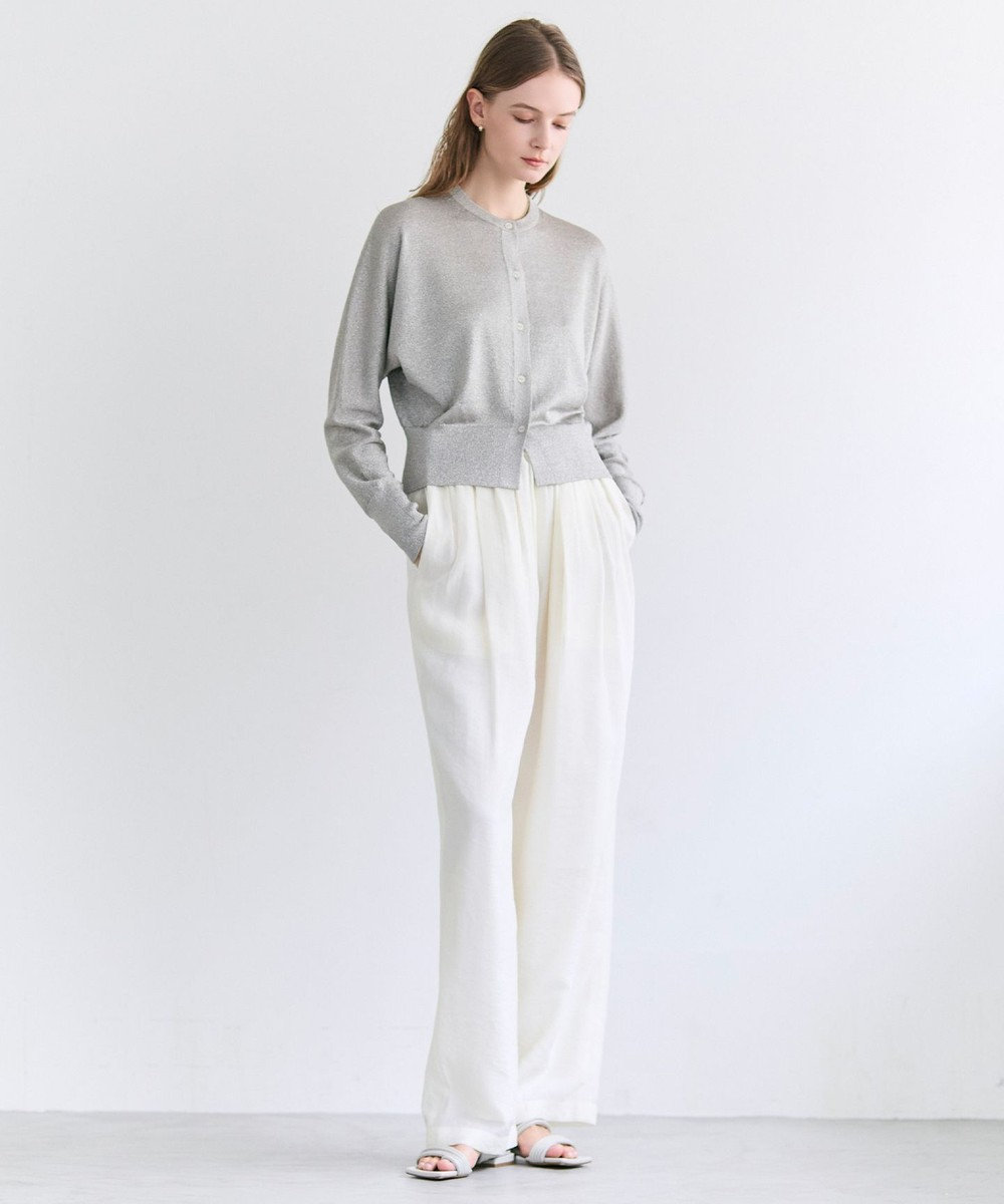 BEIGE， SMITHONITE / リュクスグリッター ドルマンカーディガン 