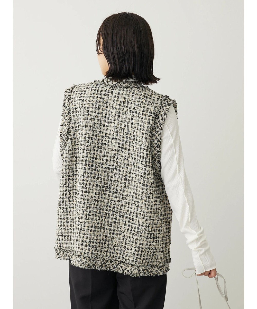 Green Parks ・ＥＬＥＮＣＡＲＥ　ＤＵＥ　ツィードノーカラーベスト 