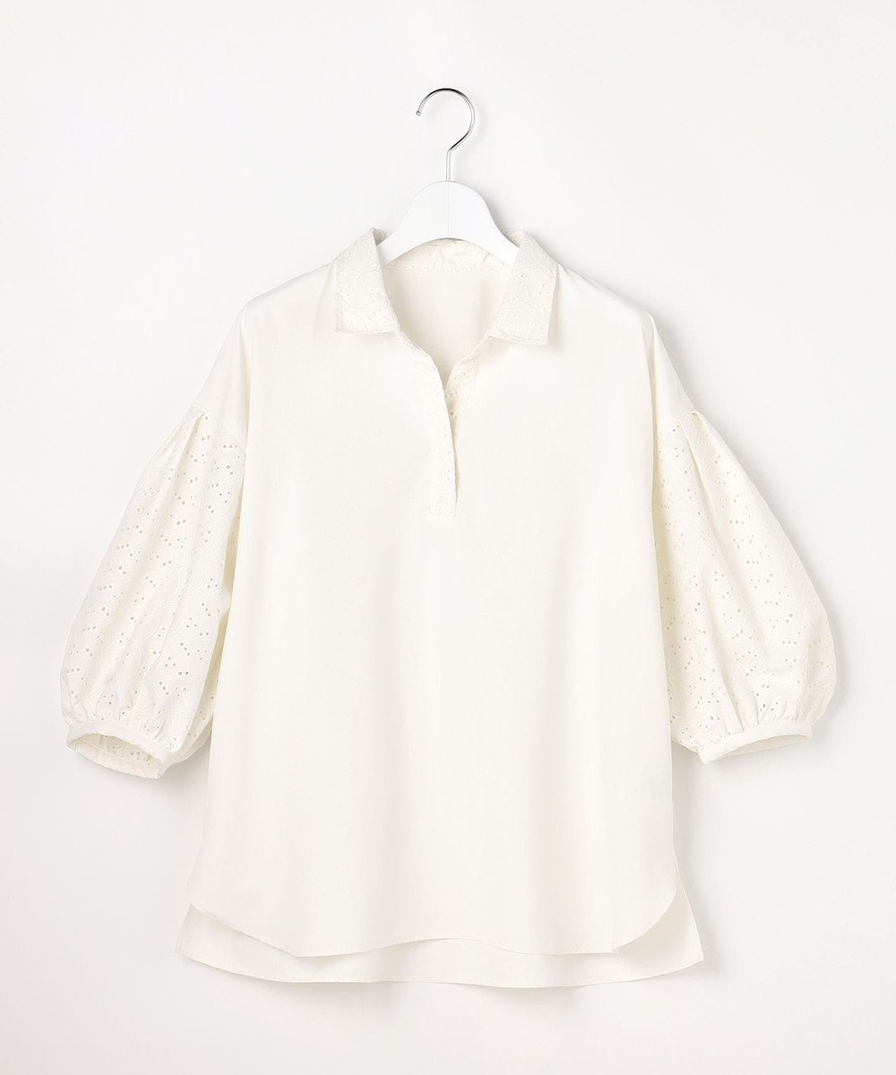 ANY SIS レースパフスリーブ シャツ 