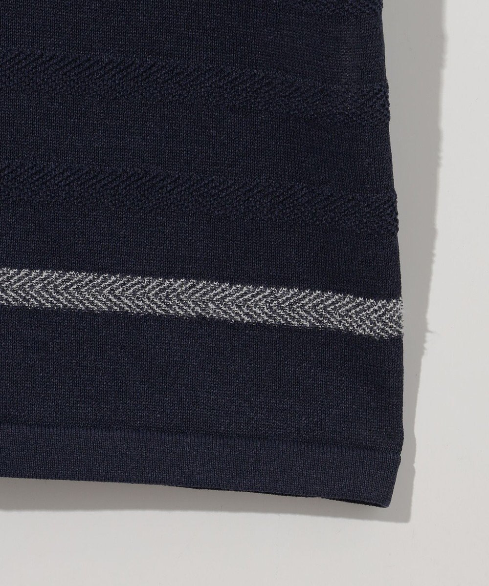 JOSEPH ABBOUD 【エコ素材/軽量/通気性/速乾性】ペーパーヤーンニット ポロ 