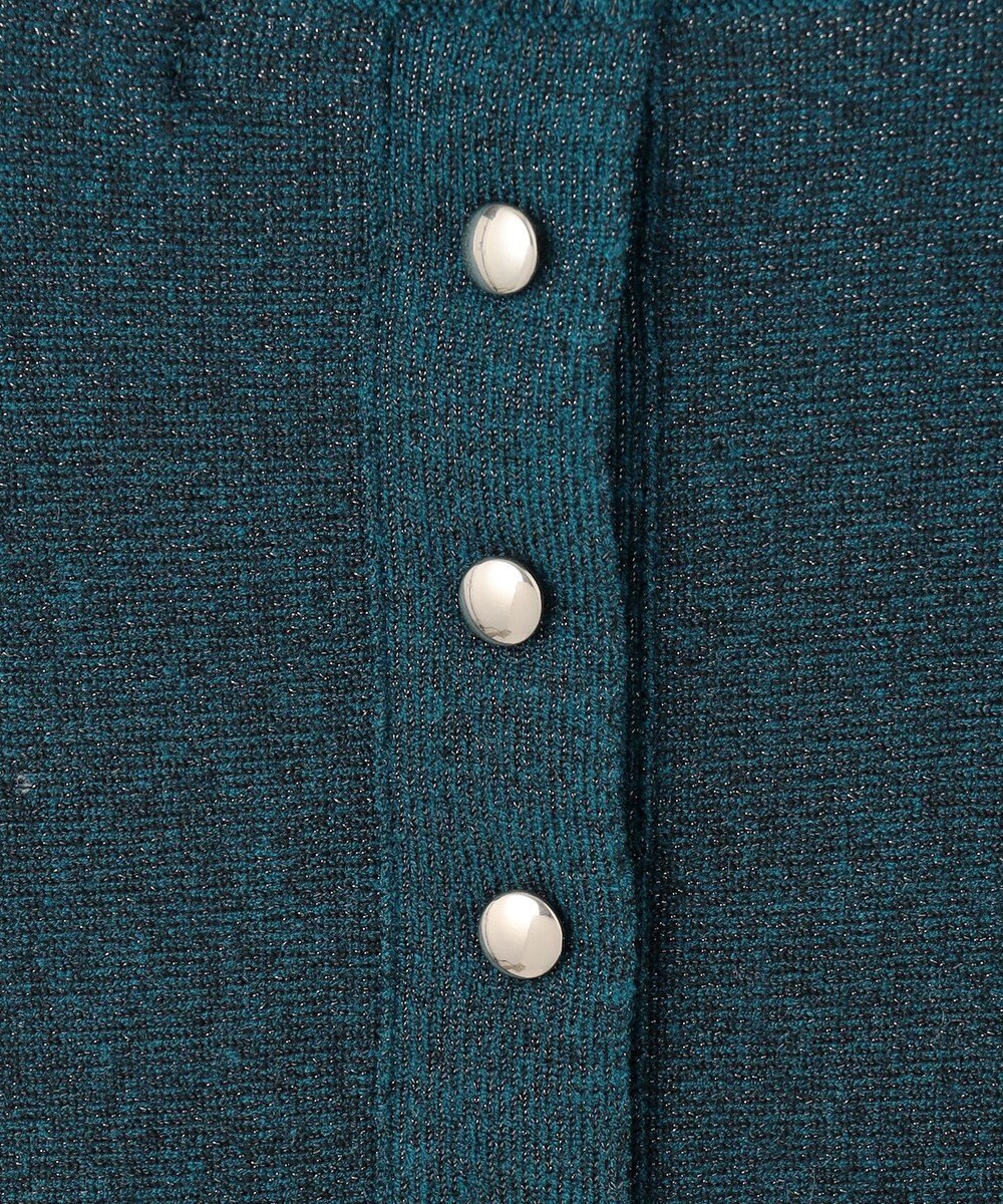 23区 L 【洗える/吊り干しOK】ヴィスコースストレッチ ドルマンスリーブ ラメ ニット 