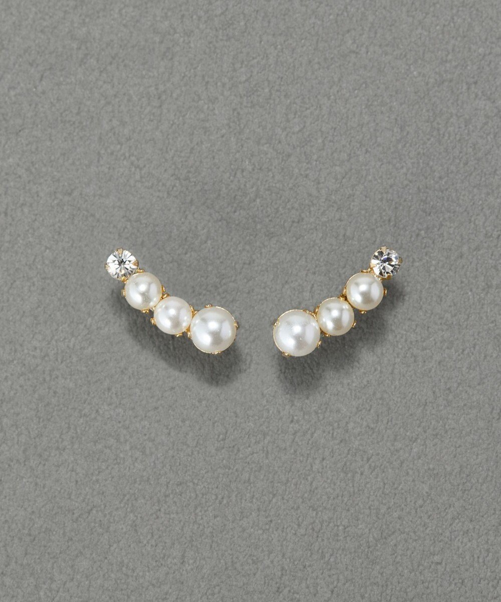 Phoebe <オンワード限定セット>Rio de laパールピアス×フォーマルパールビジューサークルブローチ 