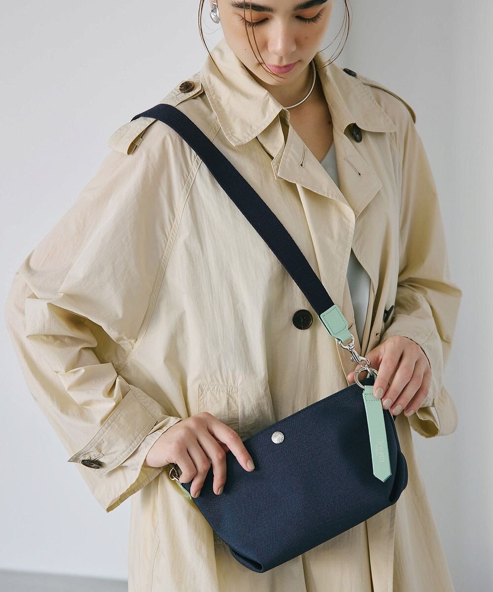 TOPKAPI 【Breath TOPKAPI】Aerial エアリアル ナイロン カラーストラップ付き ショルダーバッグ /軽量 