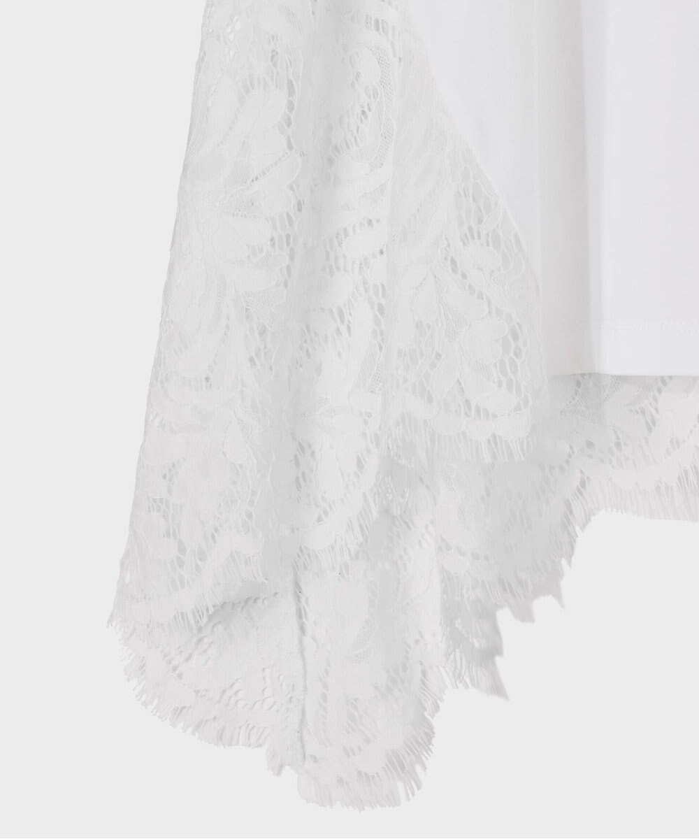 GRACE CONTINENTAL バックレース天竺トップ 