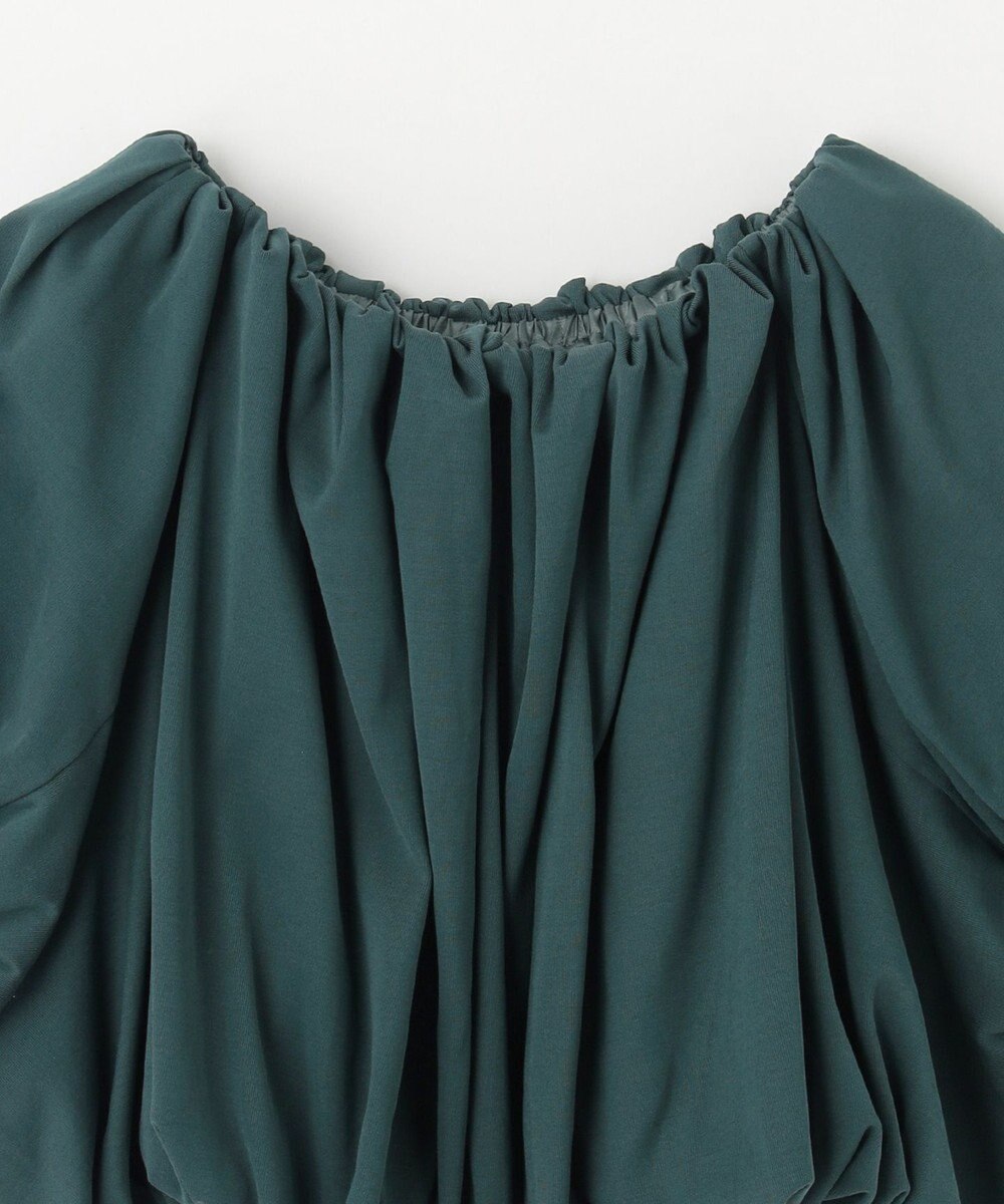 NAVE 【Nave 　洗える・接触冷感】クロップドジャージーブラウス 