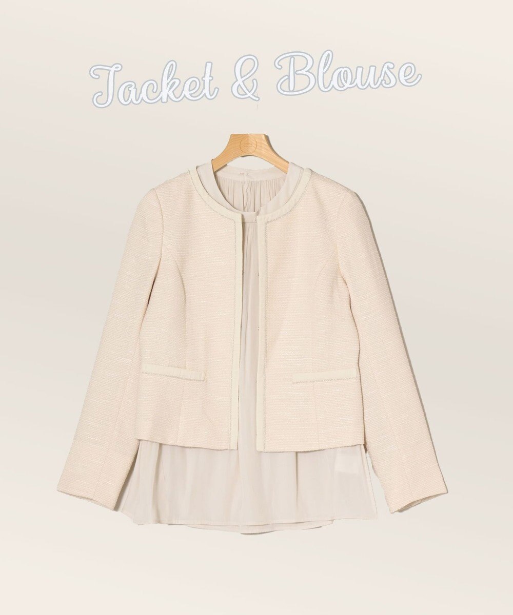 ONWARD Reuse Park セット商品/サイズ2【any SiS】ジャケット春夏×ブラウス春夏 