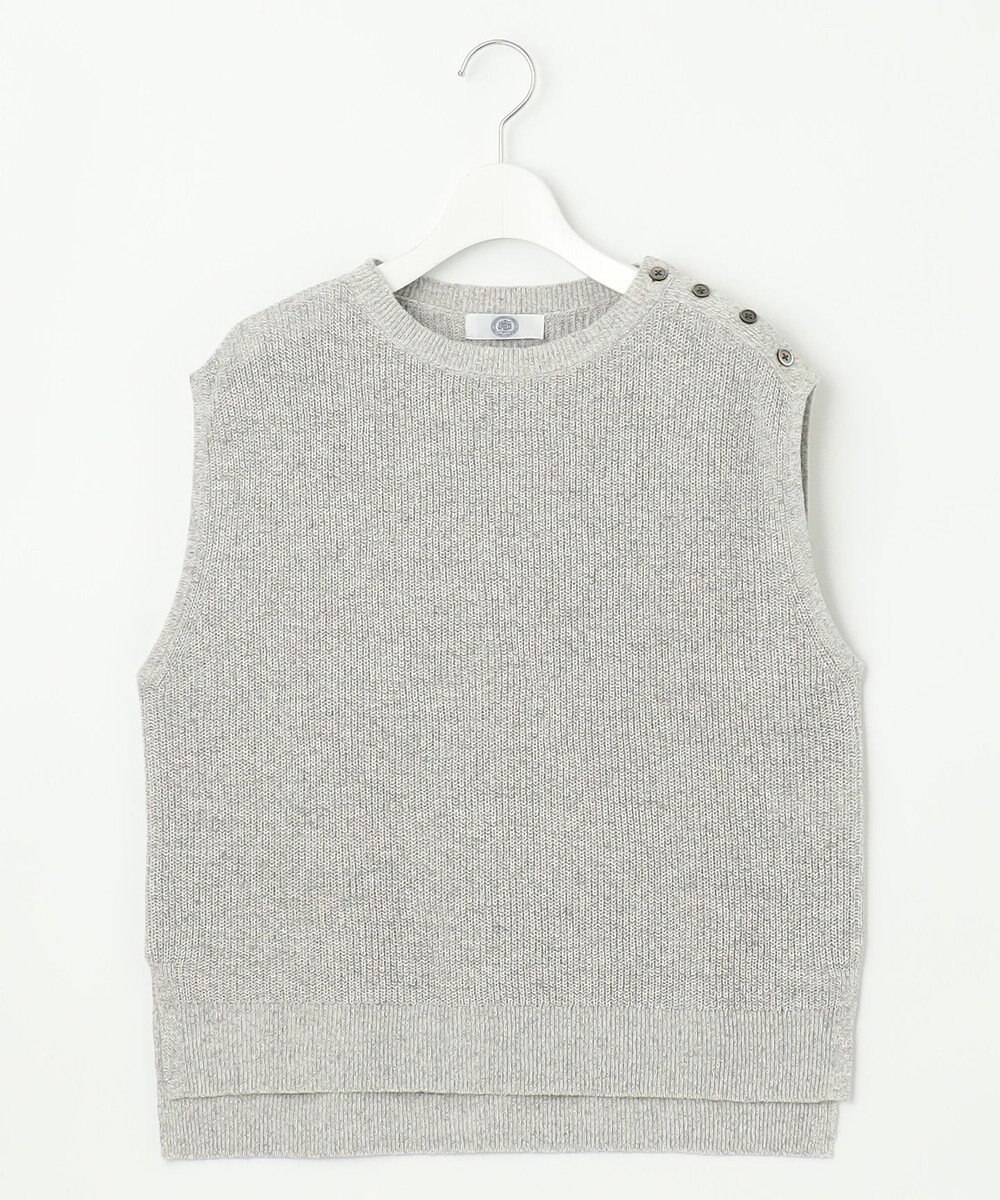 J.PRESS LADIES L 【WEB限定カラーあり】LINEN COTTON ニット ベスト 